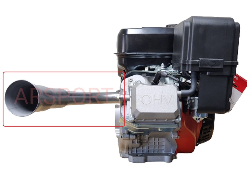 Exhaust Header pipe for: Predator Max 459cc, Duromax XP16HPE & XP18HPE 457cc