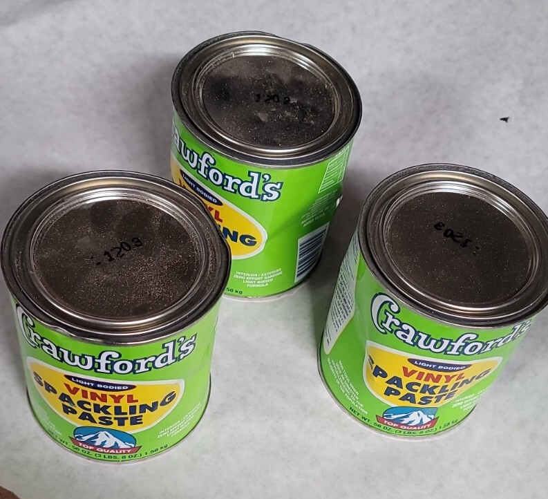 Case of 3 - Crawfords 31904 1qt Spackling Paste