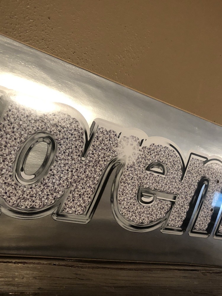 Supreme Bling Skateboard Skateboard Deck Silver SS13