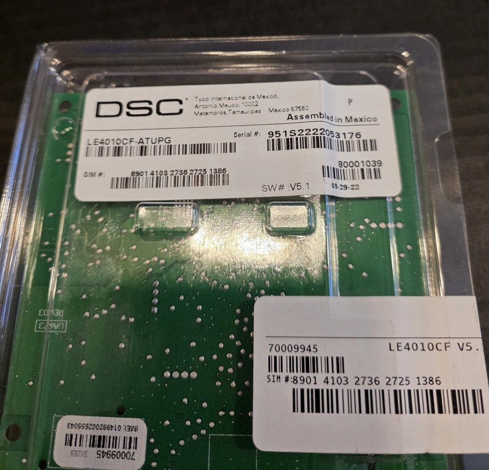 DSC LE4010CF-ATUPG LTE Upgrade Kit