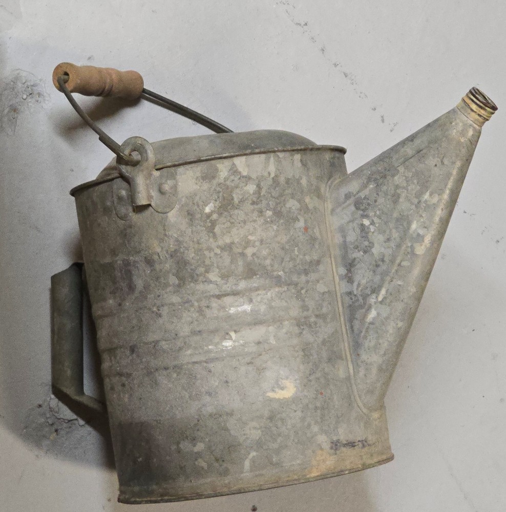 Vintage Galvanized Watering Can 1900-1950