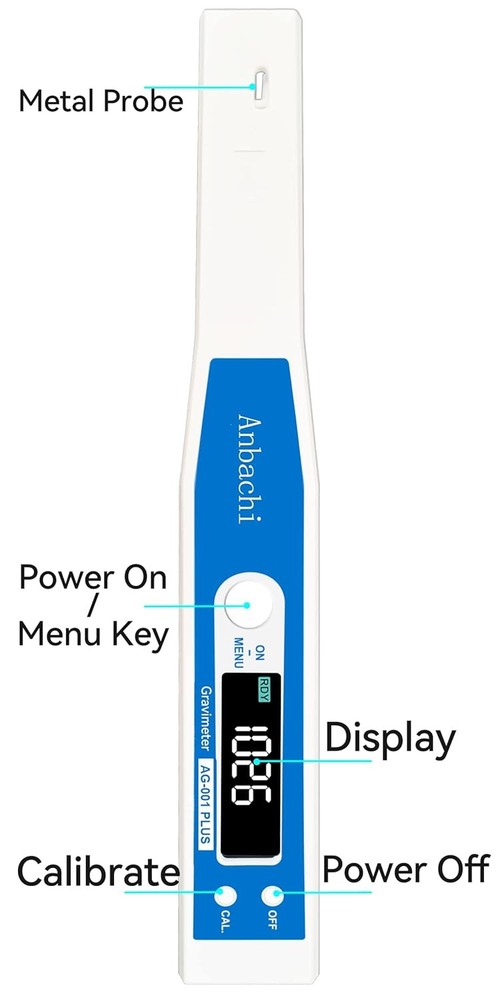 Saltwater Meter Salinity Digital Water Tester Hydrometer Ideal for...