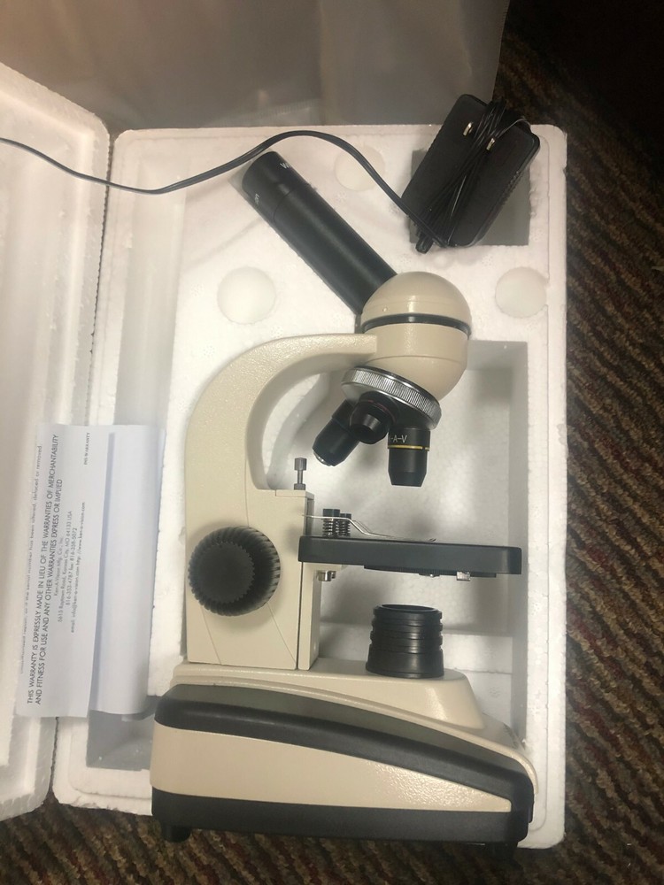 Ken-a-Vision Digital Monocular Microscope Model T-1201C USB 3 Lens Head OPEN BOX