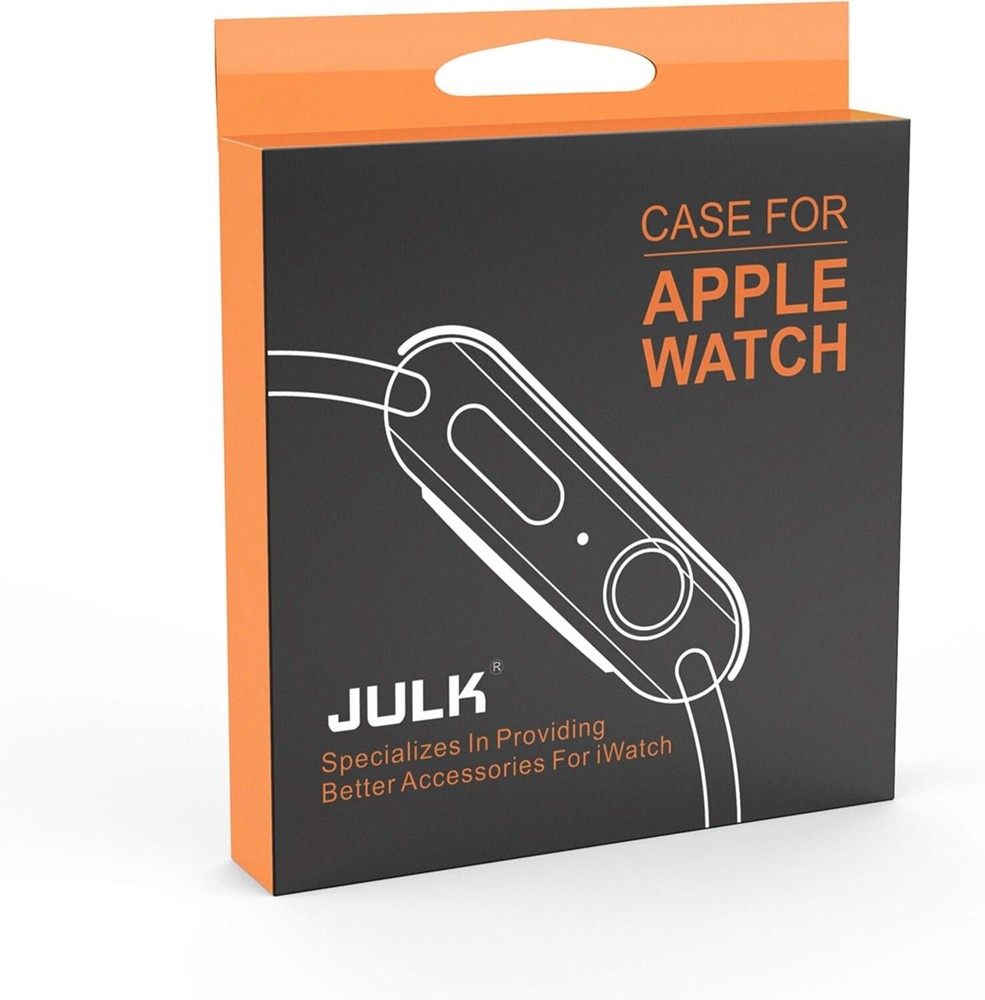 Julk 2-pack Transparent TPU Case For Apple Watch