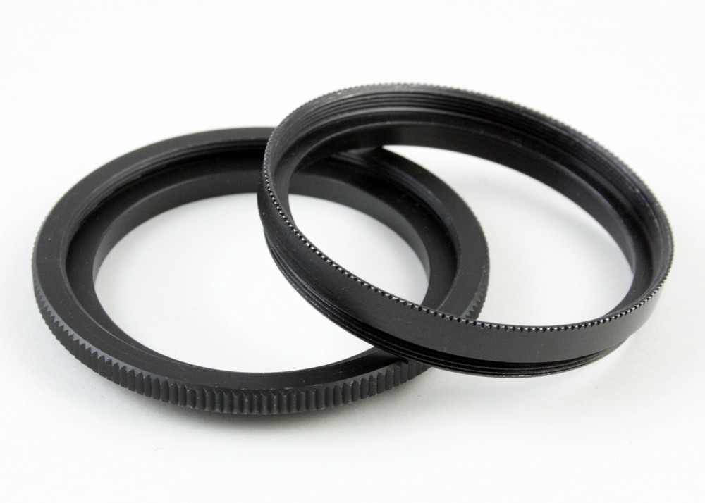 49mm to Series VII Step-Up Ring w/Double Threaded Retaining Ring