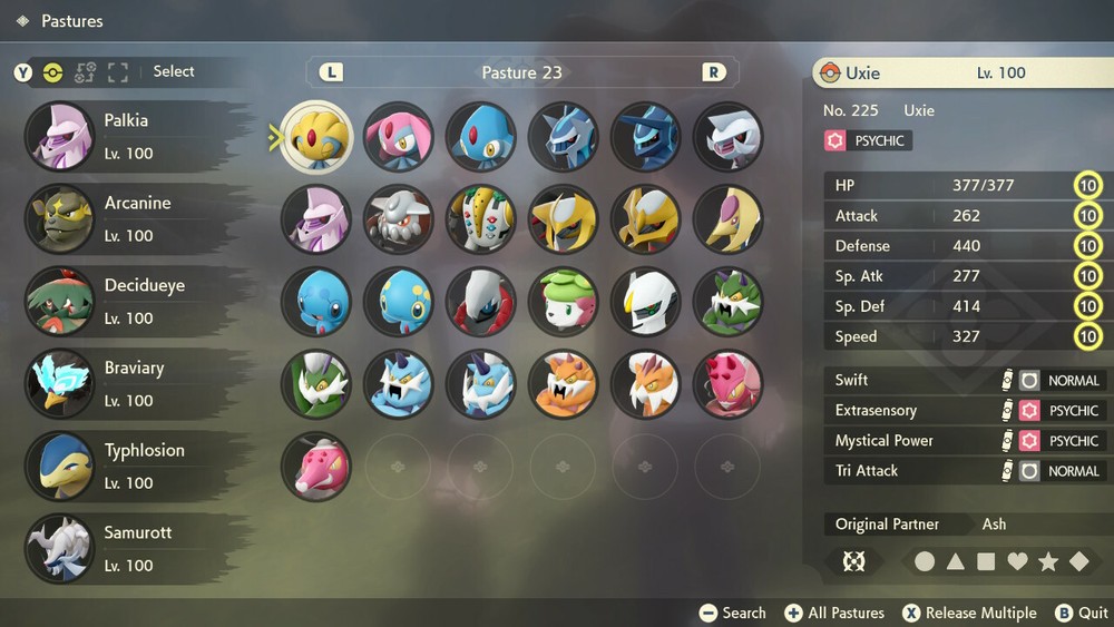 Legendary Pokemon Mythical 6iv All 25 + Different Forms Legends Arceus