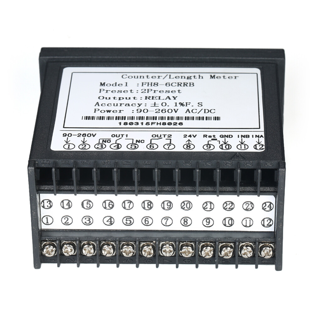 AC/ 90~265V Light-Emitting Diode Digital Counter Fr Length Batch Counting V4K8