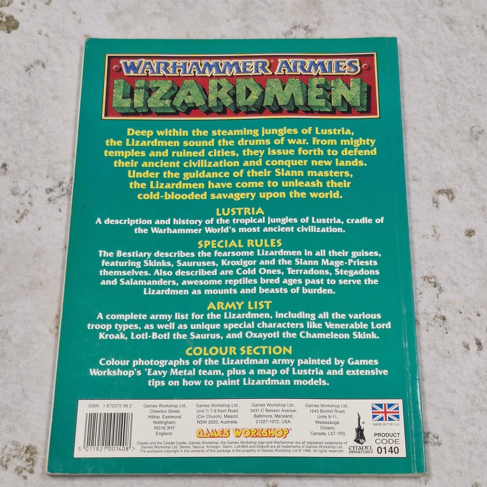 Warhammer Armies Lizardmen - 5th Edition AV631