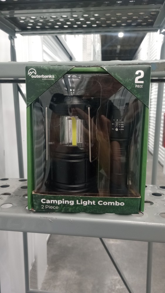 Outerbanks Provisions Camping Light Combo - 2 Piece Flashlight and Lantern