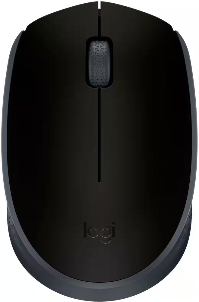 Logitech - M170 Wireless Compact Optical Ambidextrous Mouse - Wireless - Black