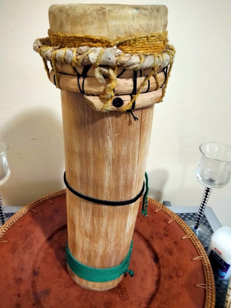 Bamboo Hand Made Drum Djembe