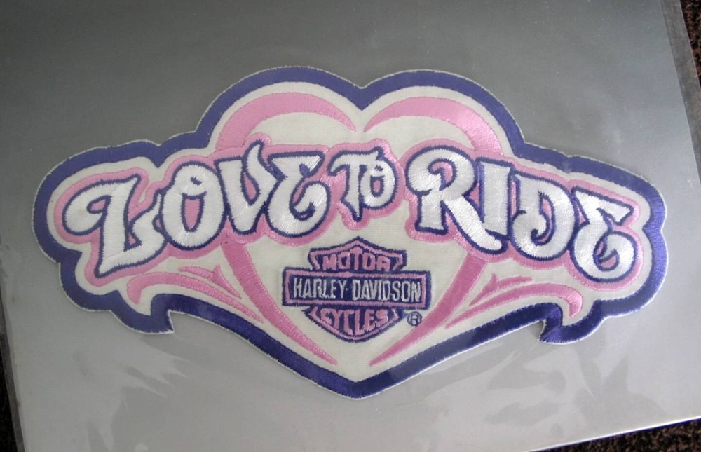 Harley Davidson Women's Love To Ride Bar & Shield Patch / Emblem