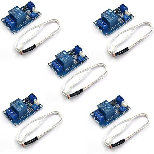 5pcs 12V Photoresistor Sensor Relay Module Car Light Automatic Control Switch