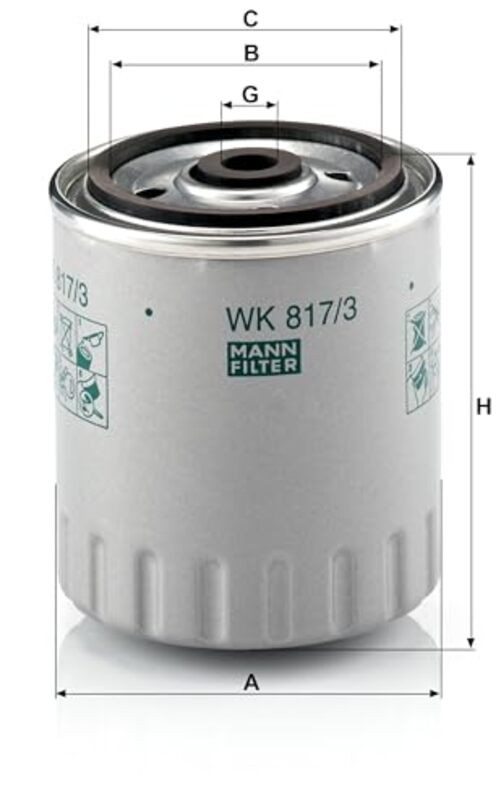 MANN-FILTER WK 817/3 X Fuel Filter