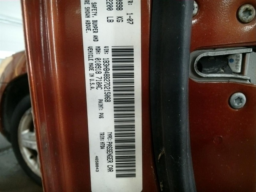 CALIBER 2007 Keys/Latches/Locks 104861651