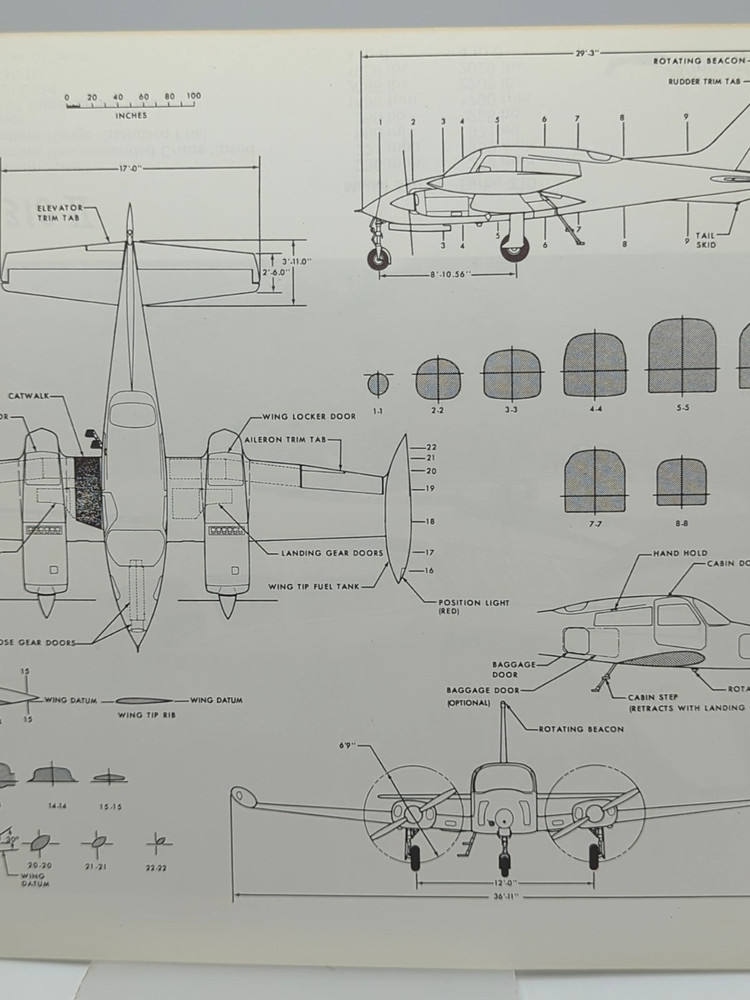 Cessna 310 - 1974 Sales & Spec / Specification Info
