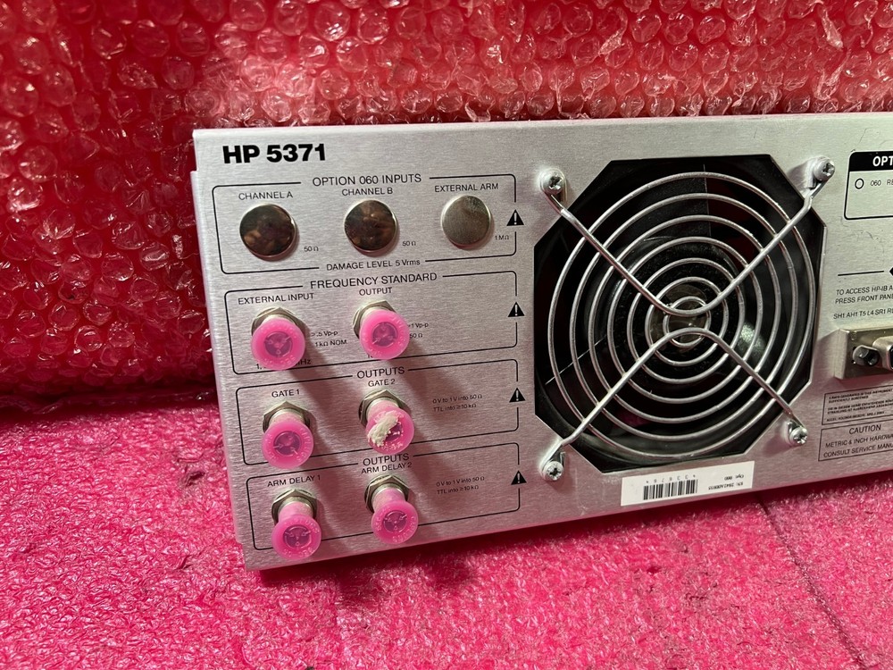 HP 5371A Frequency and Time Interval Analyzer Rear Panel