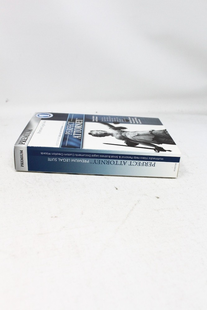 Cosmi Premium Perfect Attorney PC Computer Software Program CD-ROM Disk Set of 3