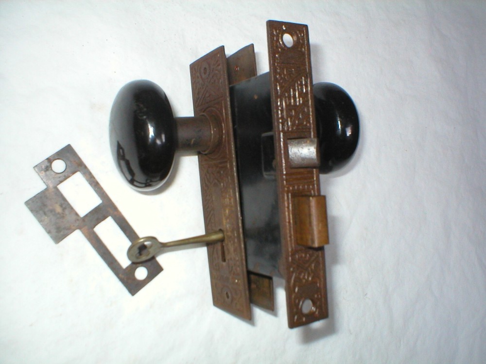 Antique Victorian Era Door Hardware