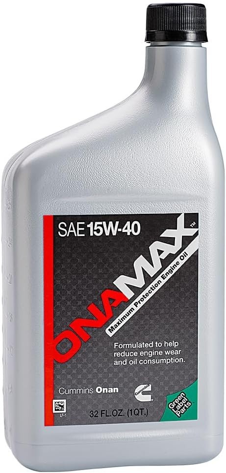 Cummins Onan OnaMax SAE 15W-40 Engine Oil, 32 oz.