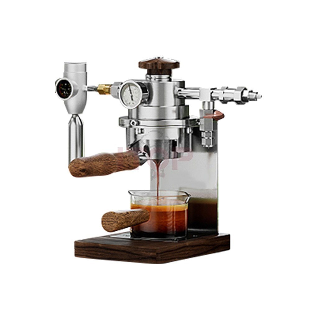 Camping Espresso Coffee Maker Pneumatic Coffee Machine Using Multi Air Source