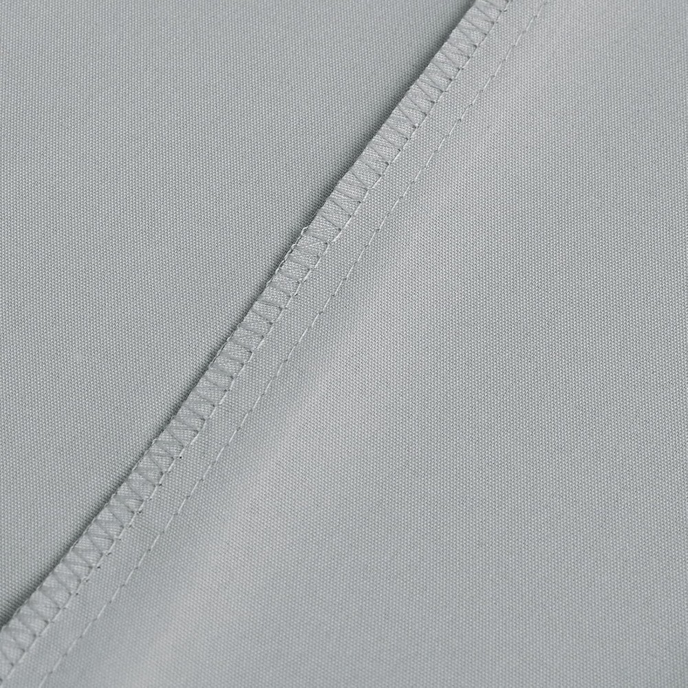 Light Grey Pillowcases King Size 12 Pack Bulk Pillowcase Set - Envelope Closure