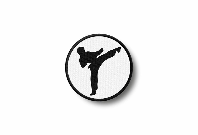 Patch Badge Embroidered Iron-On Karate Kimono For Boys