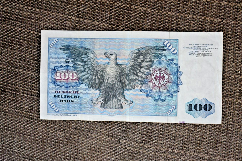 100 Mark Germany 1980 , note, banknote