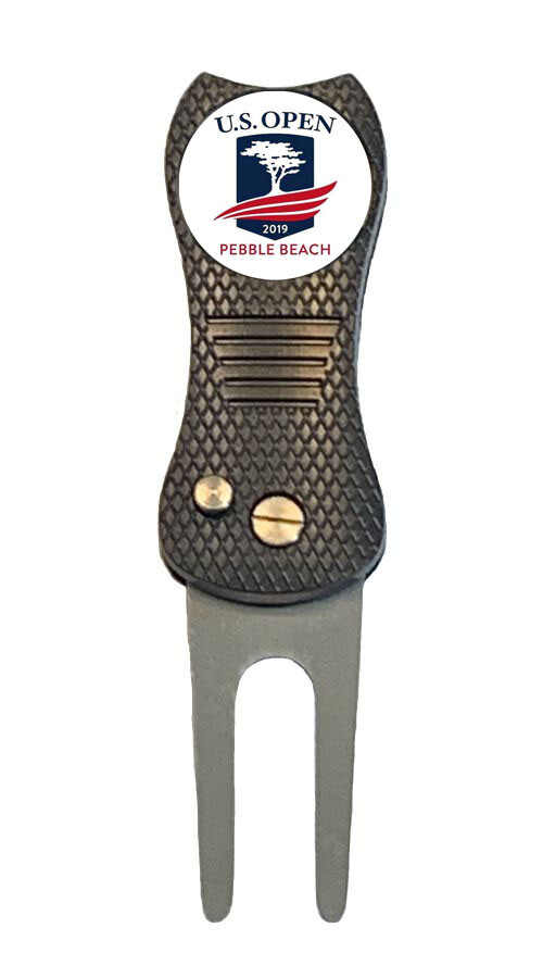 2019 US Open Pebble Beach Golf Ball Marker w/ Switchblade Divot Tool Gift