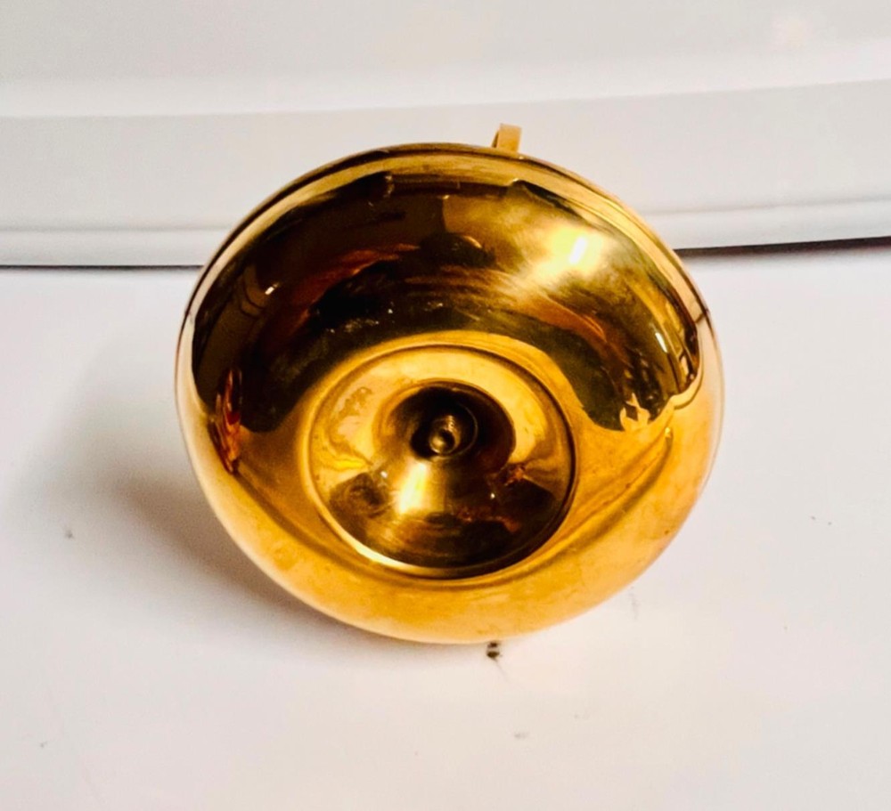 Brass Chamber Candlestick Candle Holder 6" Excellent