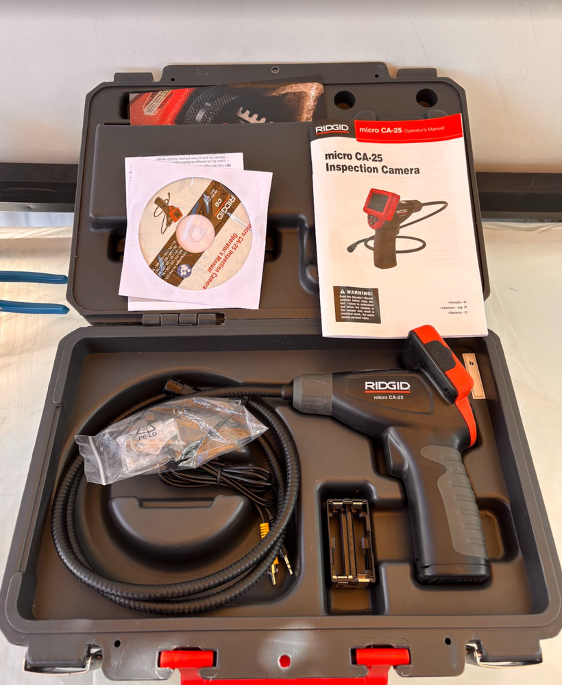RIDGID Micro CA-25 Hand-Held Inspection Camera w/ 4' Cable 40043 Open Box