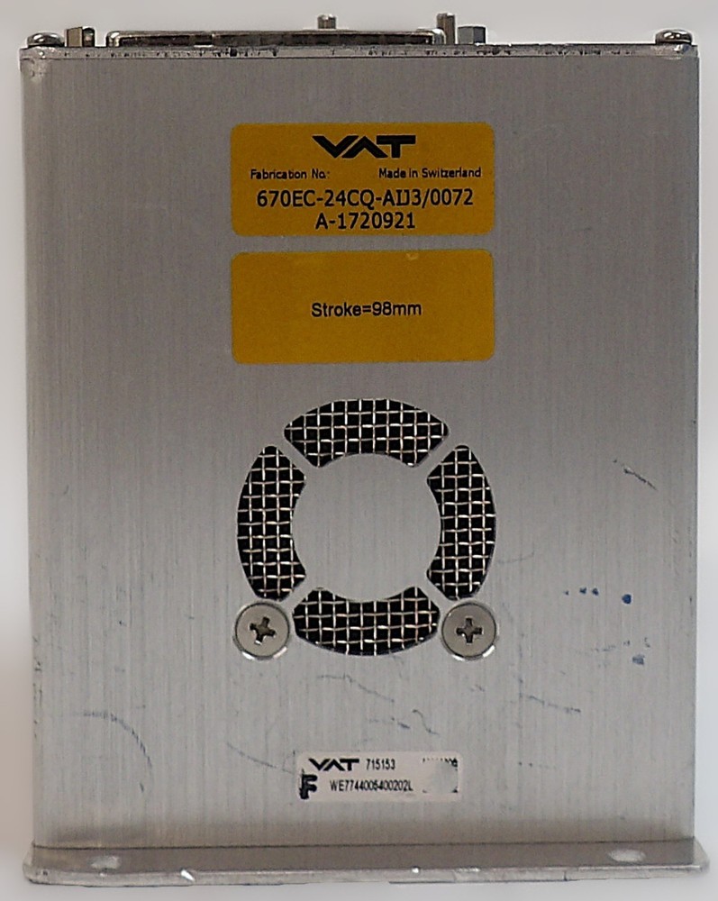 VAT 670EC-24CQ-AIJ3 External Controller Module Working Surplus