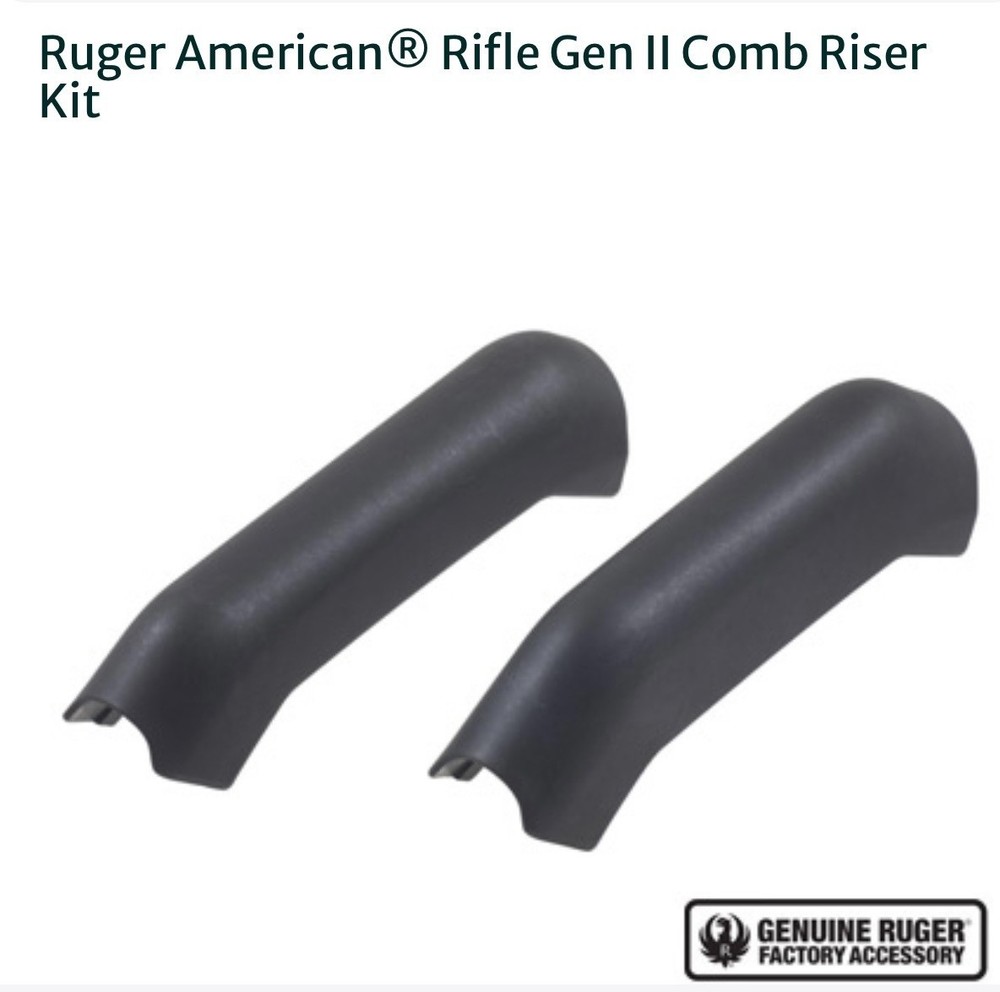 Precision Black Comb Riser Kit For Ruger®  American®  Gen2 Rifle
