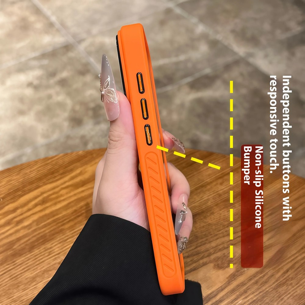 Color: Orange, Compatibility by Model: iPhone 14 Pro Max - Wireless Charging Mat