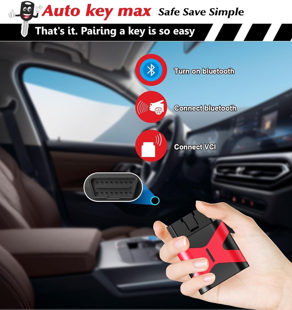 Simple Key Fob, Keyless Entry Remote Programmer Kit, Replacement for Chevy