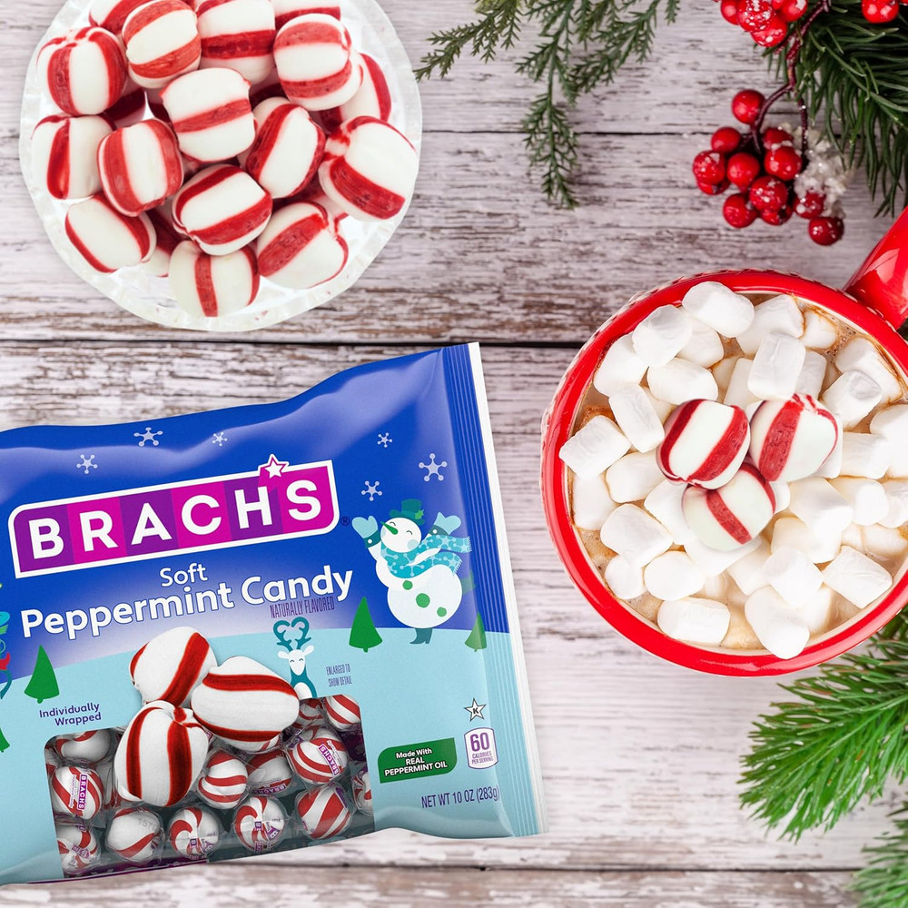 Holiday Soft Peppermint Candy, 10Oz
