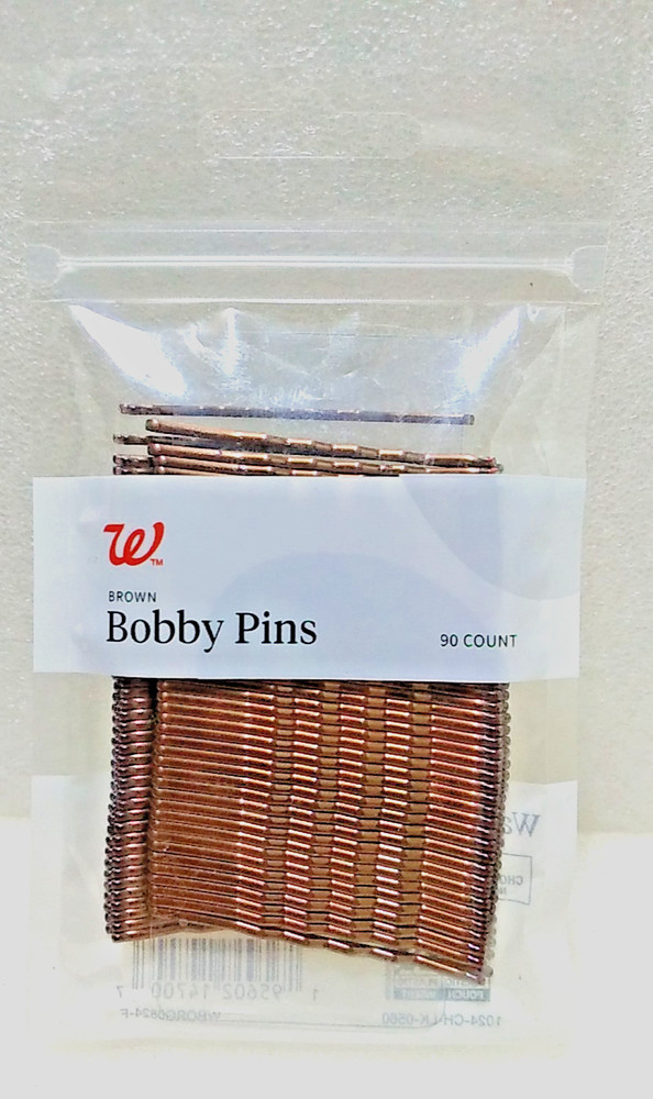 Walgreens ☆ Bobby Pins ☆ Brown ☆ 90 Count