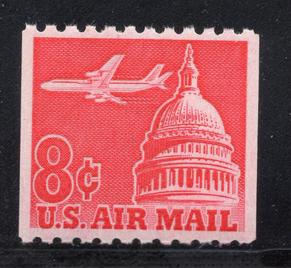C65 -* JET & CAPITOL  * U.S. Postage Stamp COIL MNH  (a)