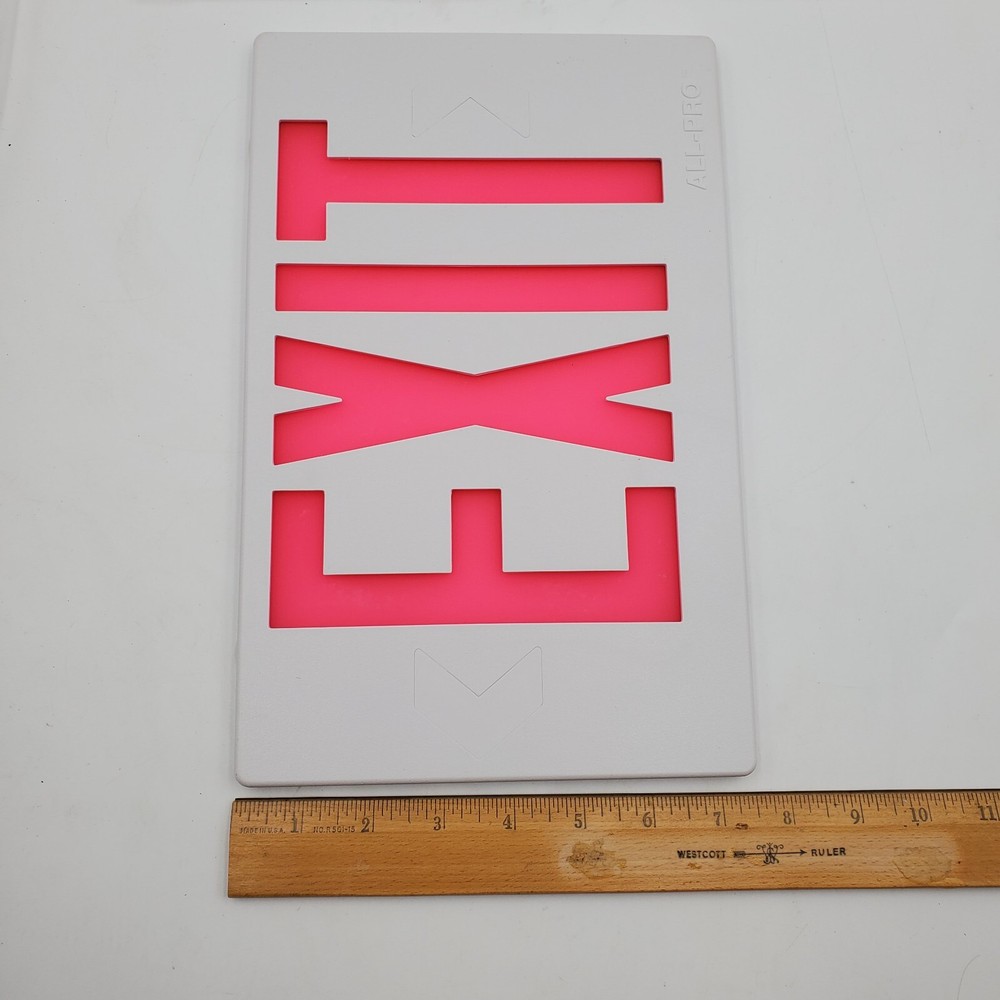 Cooper Lighting All-Pro APC APCH Thermoplastic - Replacement Exit Faceplate Only