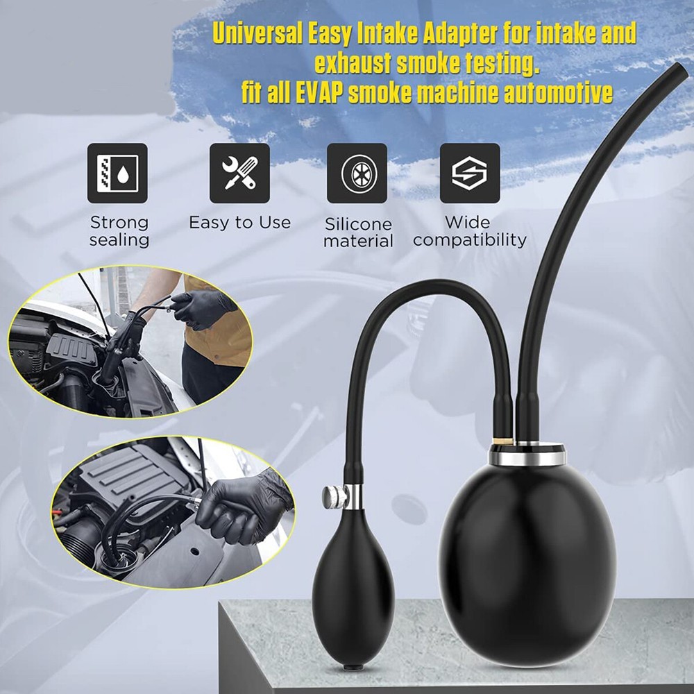 Automotive EVAP Smoke Machine Easy Intake Adapter Inflatable Bladder Universal