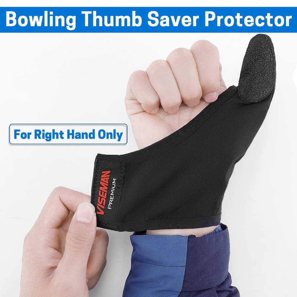 VISEMAN Bowling Thumb Saver Protector, Lightweight Bowling Thumb Sock, Bowlin...