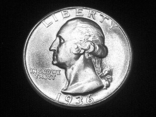 1936 Washington Quarter --- Gem Uncirculated