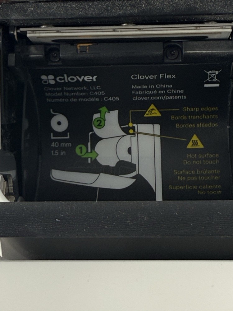 CLOVER FLEX 3 C405 - K405 and CASE - HANDHELD POS SYSTEM -LOCKED