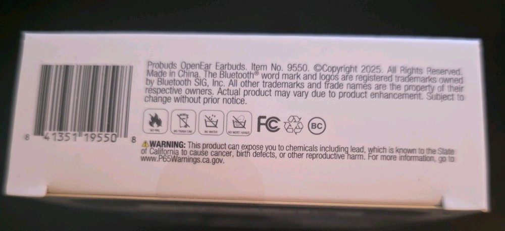 PROBUDS Open Ear Earbuds One Touch Control Bluetooth 5.4 iPhone |iPad | iPod