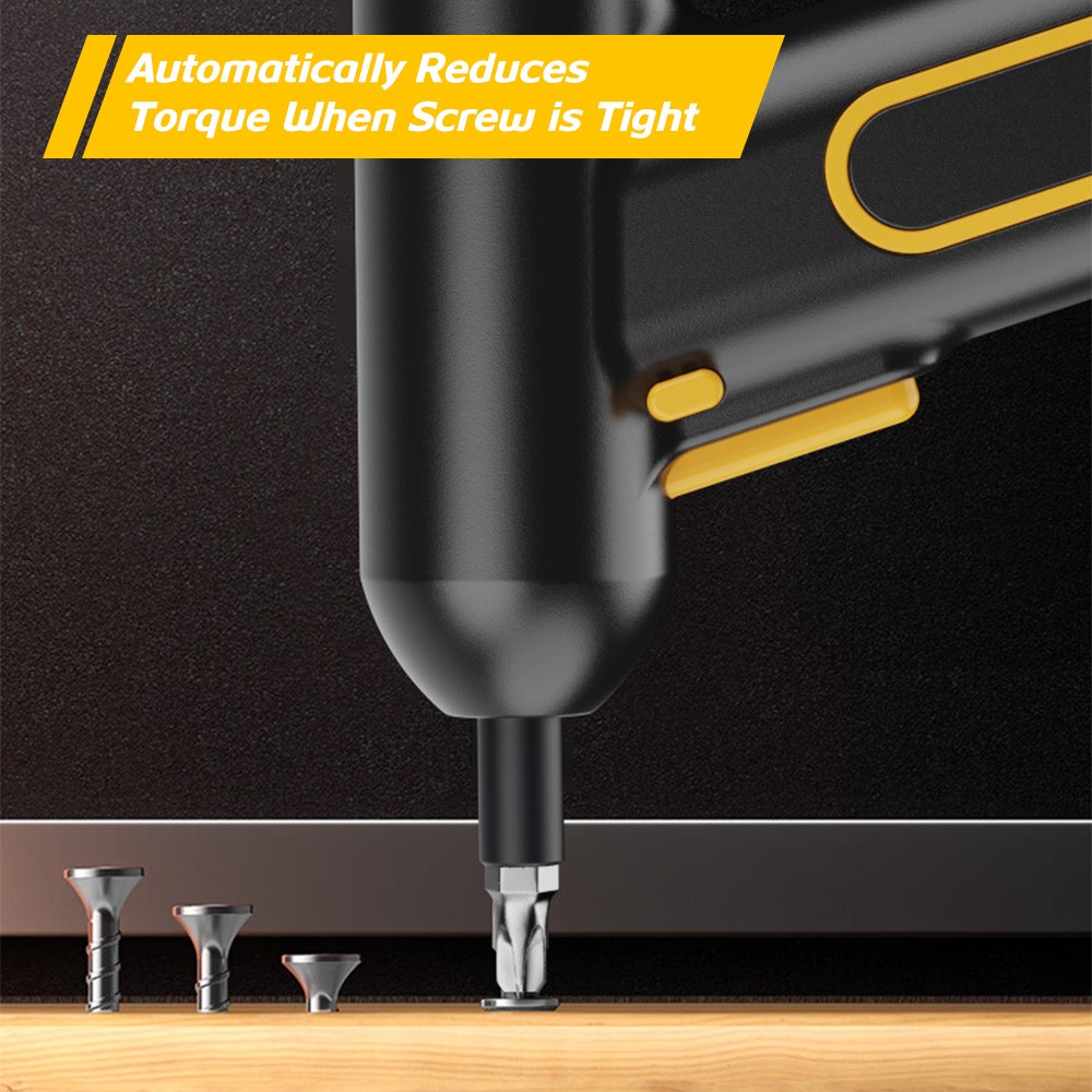 Electric Screwdriver Set USB Charging Variable Speed Rechargeable Drill Tool Kit