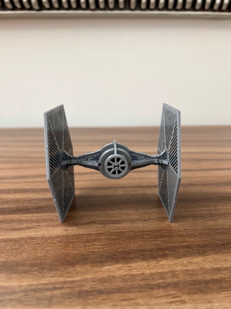 TIE Fighter Plastic Model Kit Gray Unassembled Science Fiction