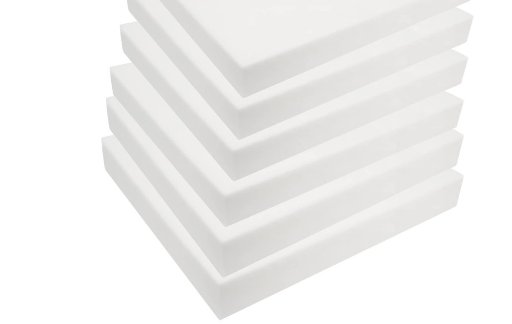 FoamTouch High Density (6pack) 1" Height x 24" Width x 24" Length Upholstery ...