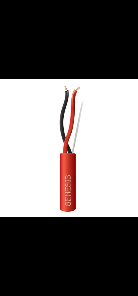 Genesis 18/2 Solid Control Low Voltage Cable Plenum 1000' Red FPLP CLEP FT6 75C