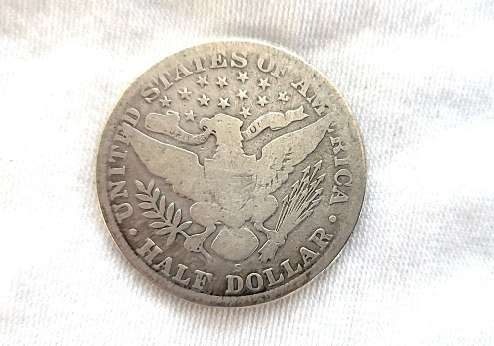 1913 S Barber Half Dollar in Good Condition