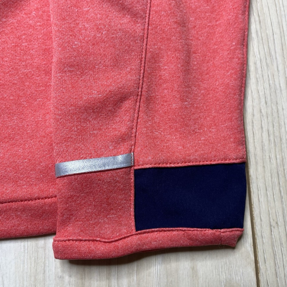 Zero Restriction 1/4 Zip Golf Pullover Logo Lightweight Red Blue Mens Medium